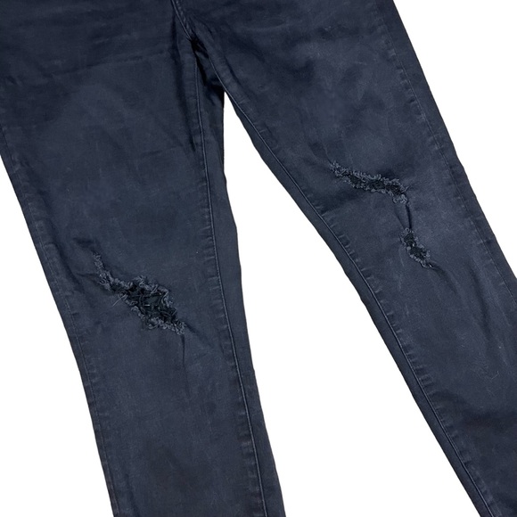 Articles Of Society 31 Black Sammy Diagonal Hem Distressed Jeans - Picture 4 of 12